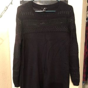 Black sweater dress